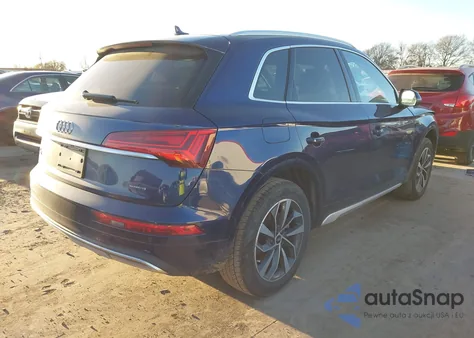 2021 Audi Q5 Premium 45 Tfsi Quattro S Tronic из США, поврежденный, VIN WA1AAAFYXM2071912